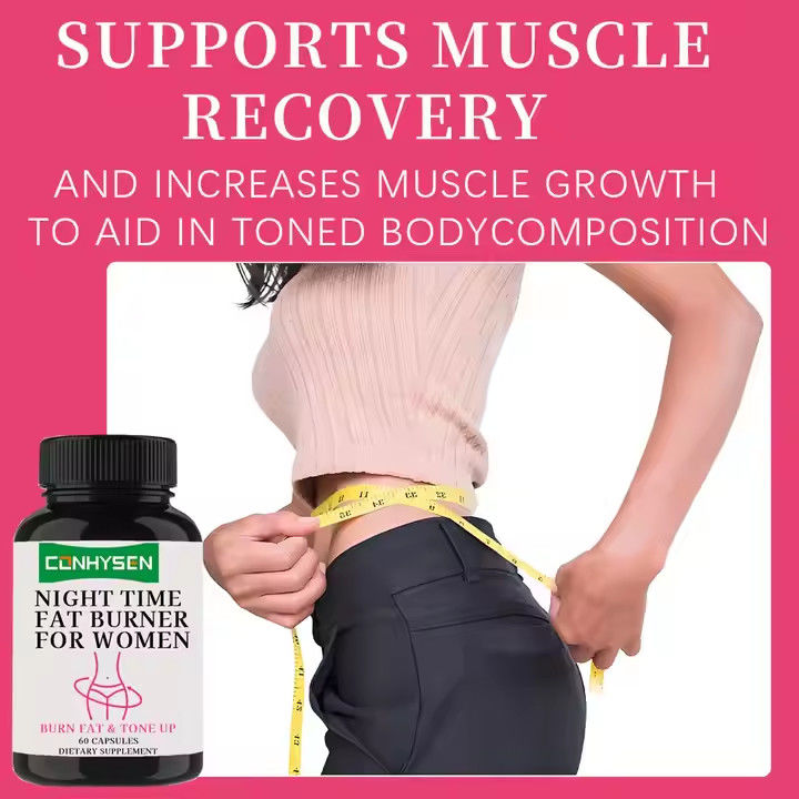 OEM Night Time Fat Burner cápsulas mulheres Detox perda de peso mais suplemento supressor de apetite