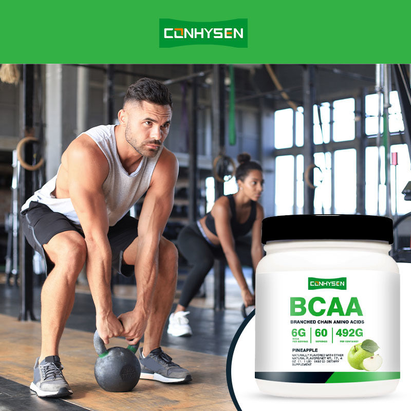 Pó de BCAA para Nutrição Esportiva e Cuidados com a Saúde Suporta Crescimento Muscular Bebida Energética