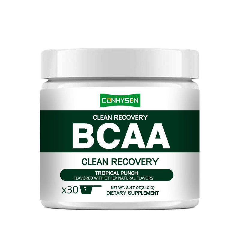 Marcas Privadas Clean Recovery BCAA Powder 9 Aminoácidos Essenciais Reduz a Dor e o Estresse