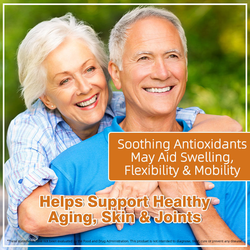 Cápsulas de musgo marinho orgânico com borboleta que destrói a bexiga sustentam articulações e pele saudáveis