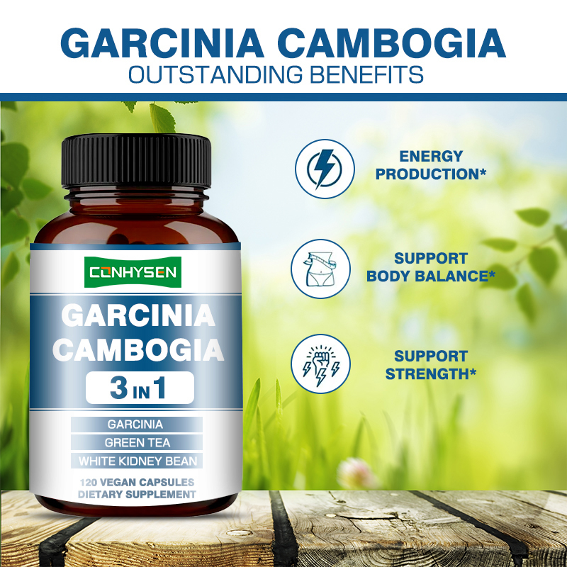 Cápsulas Premium Personalizadas de Garcinia Cambogia com Feijão Branco para Produção de Energia
