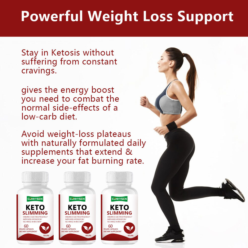 Keto Capsules for Weight Control Bhb Ketones Fat burner for Women Capsulas para perda de peso