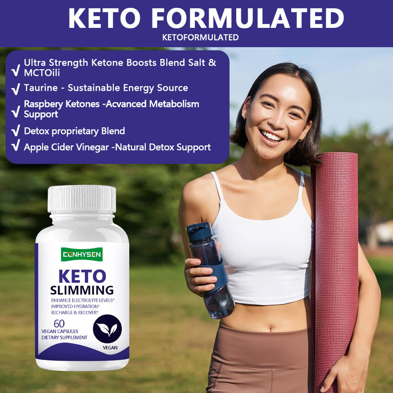 Cápsulas de Emagrecimento KETO Premium Personalizadas Produtos de Saúde Gerenciamento de Peso Cápsulas Keto