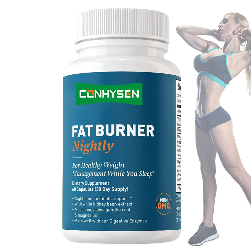 Suplemento de emagrecimento Noite de queima de gordura Super Slim cápsula para mulher e homem