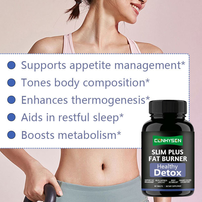 Cápsulas de Garcinia Cambogia Supressor de Apetite de Ação Rápida Queimador de Gordura para Gerenciamento de Peso Fibra Dietética