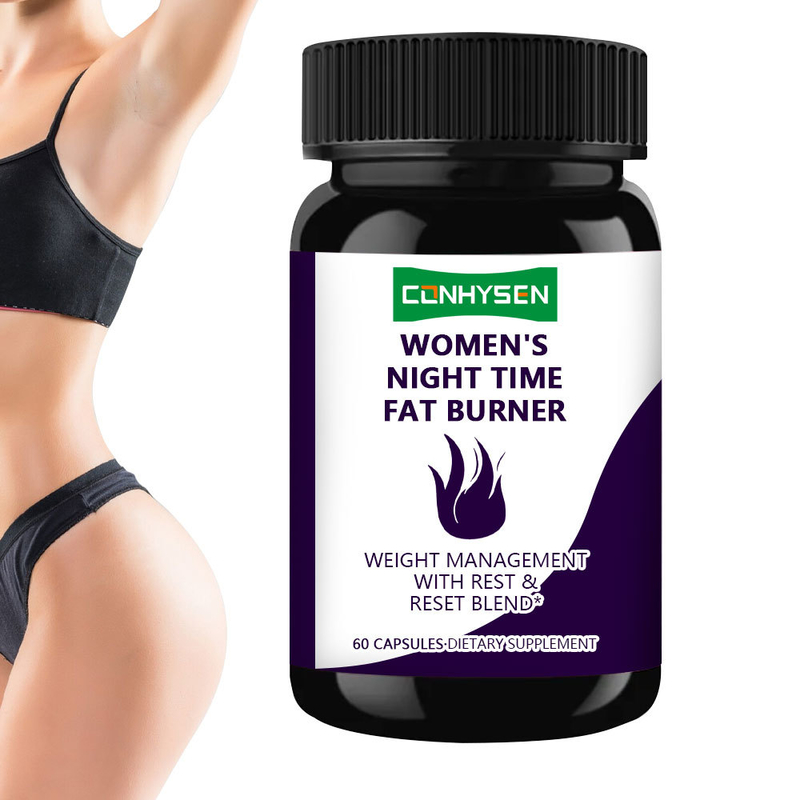 Venda Quente Capsulas de Queimador de Gordura para Mulheres à Noite Suportam Pressão Sangue Saudável e Humor Calmo Capsulas de Emagrecimento