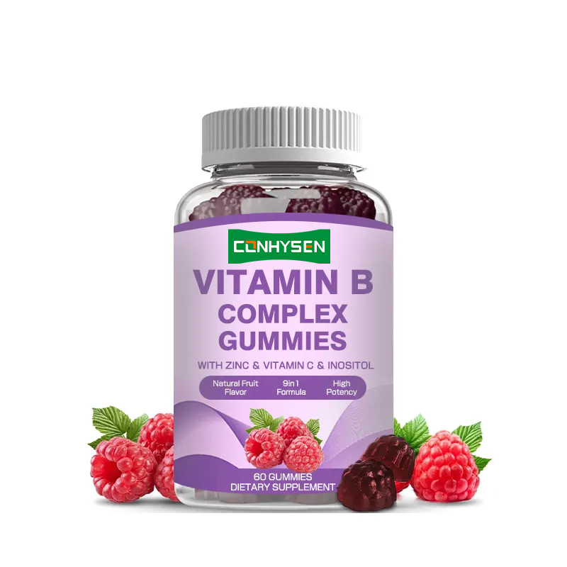 Gomas de Vitaminas do Complexo B para Reforço da Imunidade, Vitamina C, Folato, Suplemento Alimentar, Vitamina B