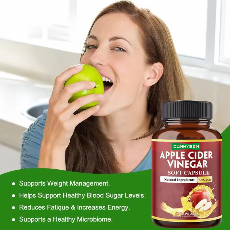 Wellbody OEM/ODM Private Label Factory Supply Cápsulas de Vinagre de Cidra de Maçã KETO Orgânico Natural Halal para Modelar o Corpo