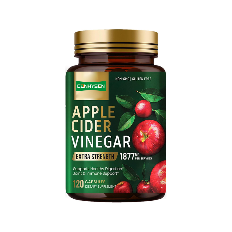OEM Cetonas naturais ACV cápsulas perda de peso orgânico sem açúcar barriga plana vinagre de maçã cápsulas de vinagre de cidra perda de peso doces gomosos fibra dietética