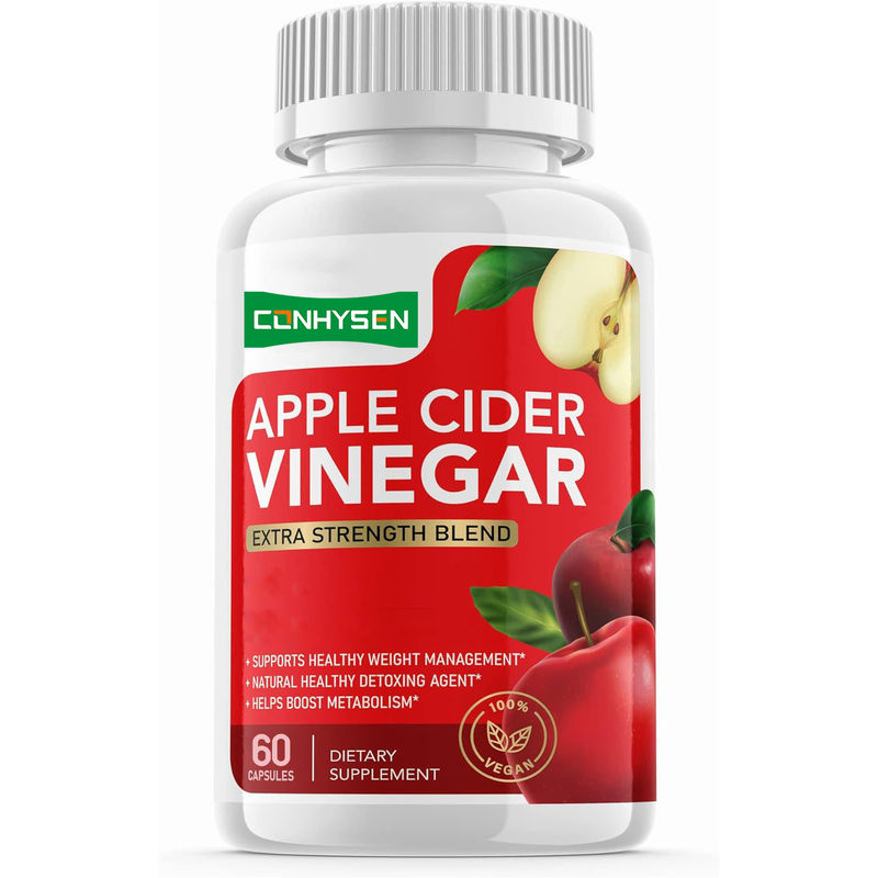 Biohealth OEM Marca Privada Capsulas de Vinagre de Maçã com Mãe Biológicas Pílulas de ACV Emagrecimento Detox Limpeza Suplemento