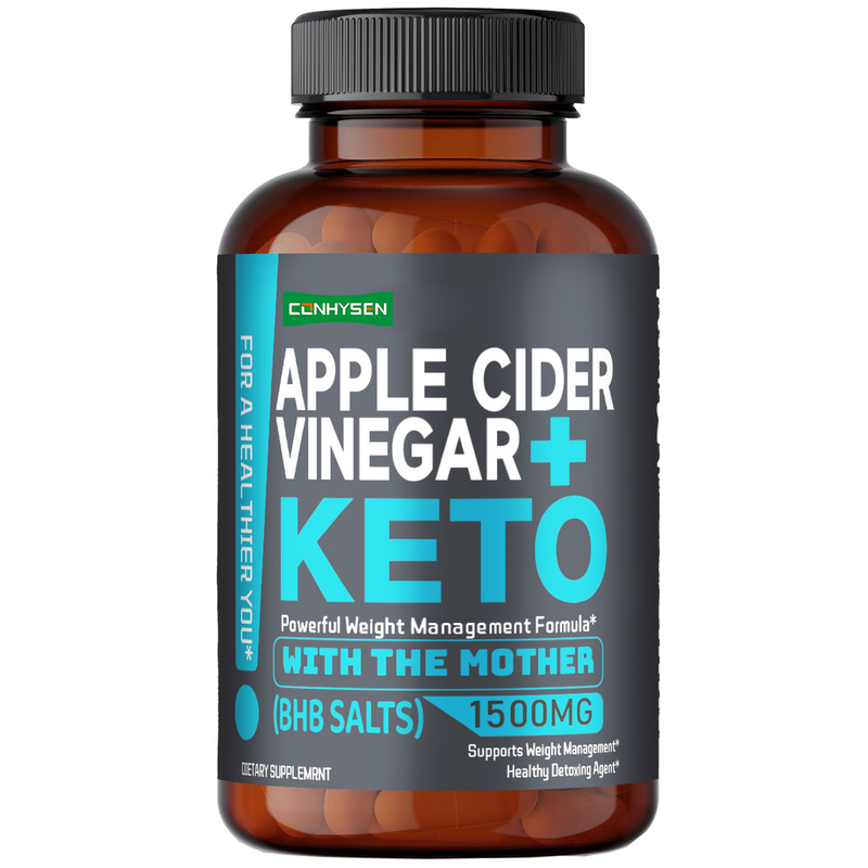 OEM ODM Keto Boost Vinagre de Sidra de Maçã BHB sais cápsulas para queima de gordura & apoio cetose-seu perfeito companheiro keto
