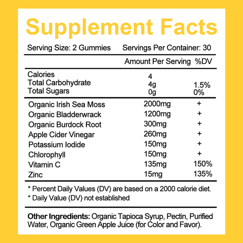8-em-1 Mosca do Mar Gomes Imune e Suporte Tireoidiano Fabrica de Personalização