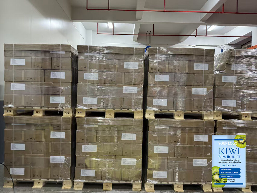 Kiwi Slim Fit Suco em pó Alta desintoxicação Limpeza queima gordura Controle rápido do apetite por atacado