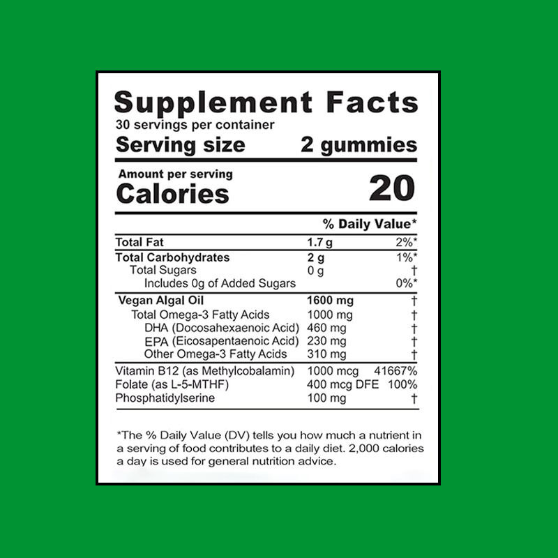 Gomas de Ômega 3-6-9 Mais Vendidas para Crianças e Adultos Suplemento de Vitaminas para Cérebro e Coração Suplementos de DHA para Adolescentes