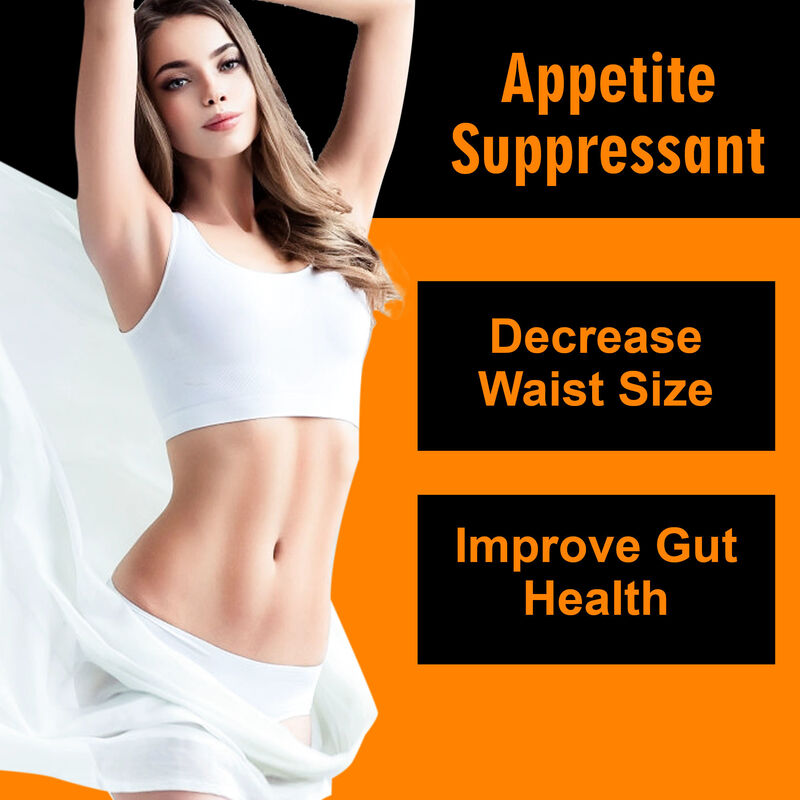 Pacote de Suplementos Herbais Femininos para Perda de Peso Queimador de Gordura Abdominal Cápsulas Supressoras de Apetite para Adultos Não Grávidas