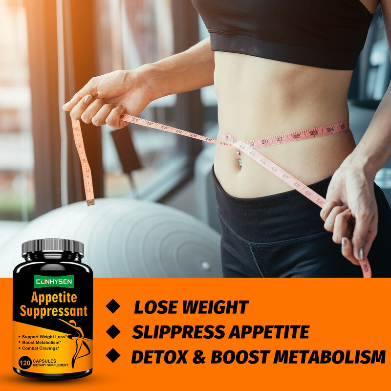 Pacote de Suplementos Herbais Femininos para Perda de Peso Queimador de Gordura Abdominal Cápsulas Supressoras de Apetite para Adultos Não Grávidas