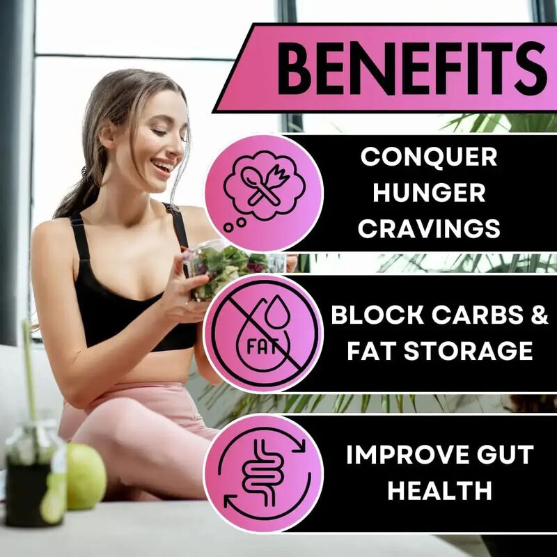 Venda Quente de Marca Privada Suplemento de Beleza de Emagrecimento Cápsula Cortar Fome Supressor do Apetite Capsula de Perda de Peso