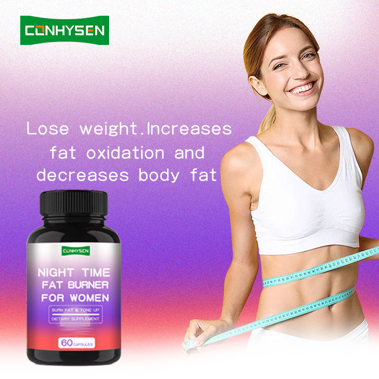 Suplemento Queimador de Gordura com Perda de Peso Efetiva Cápsulas para Perda de Peso Noturna para Mulheres Suplemento em Cápsulas