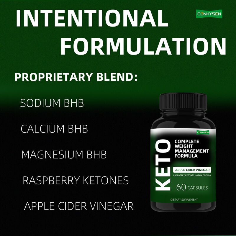Cápsulas de Suplemento para Emagrecimento Keto Slim, Cápsulas de Dieta Keto Avançada para Perda de Peso com Desintoxicação Potente