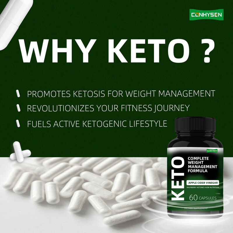 Cápsulas de Suplemento para Emagrecimento Keto Slim, Cápsulas de Dieta Keto Avançada para Perda de Peso com Desintoxicação Potente