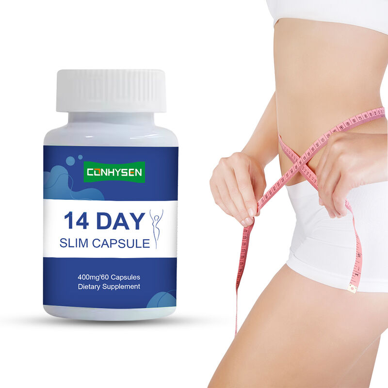Cápsula Slim Private Label de 14 Dias Suporta Saúde Digestiva e Suplemento Dietético para Perda de Peso Cápsulas Detox