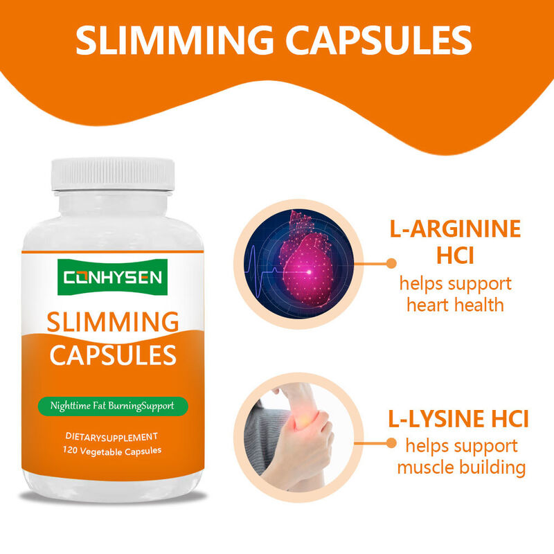 Preço de fábrica Suplementos fitoterápicos cápsulas de emagrecimento para ajudar a manter os níveis de energia com cápsulas de emagrecimento de L-lisina HCL
