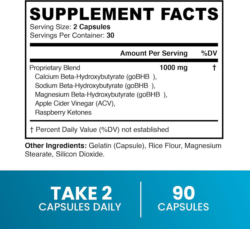 OEM Suplementos dietéticos de fibra Vegano natural Vinagre de maçã cápsulas de vinagre de maçã puras de desintoxicação Maçã apoia o controle de peso
