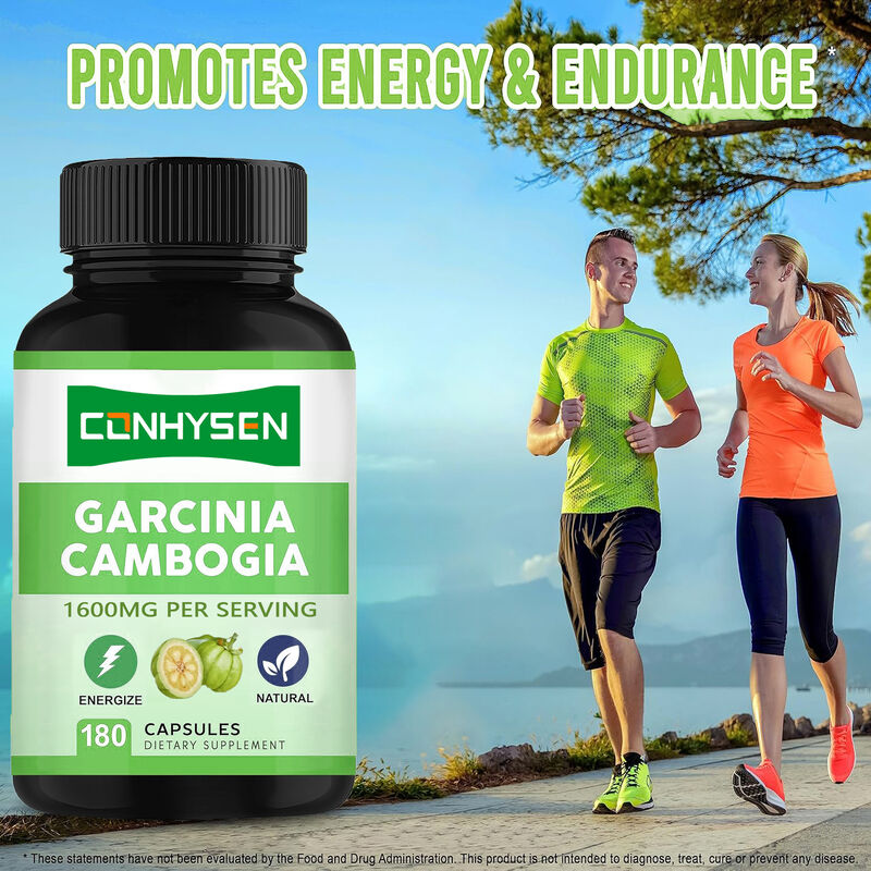Suplemento Alimentar de Alta Qualidade Cápsulas de Garcinia Cambogia Pura Promove Energia e Resistência Suplementos Naturais