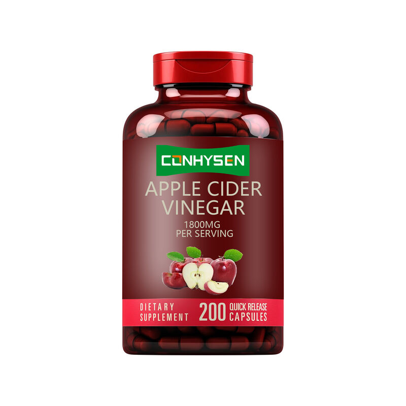 OEM/ODM Suplemento de ACV Suporte Digestão & Detox Gestão do Peso Cápsulas de Vinagre de Maçã para Homens Mulheres