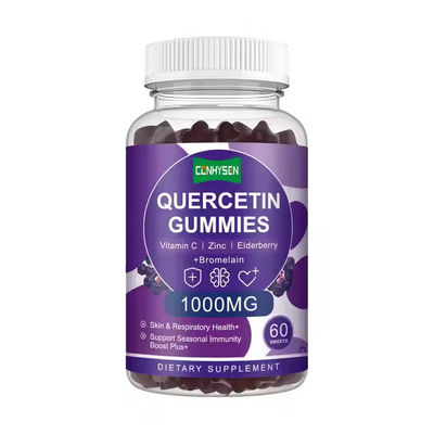 Suplemento de Quercetina de Marca Privada Goma com Suporte Imune de Vitamina C