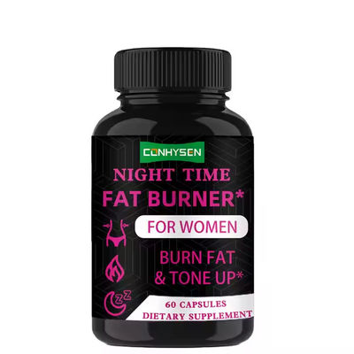 Sabor personalizado Capsulas de redução de peso de noite Detox limpar suplementos de queimador de gordura