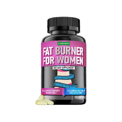 Mulheres Suplemento de Queima de Gordura Softgels Queimador de Gordura da Barriga Para Controle de Peso