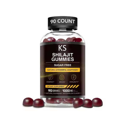Shilajit Gummies orgânicos Suplemento de resina energética Suporte de bem-estar geral OEM ODM