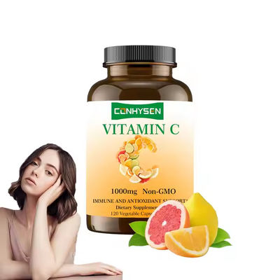 Suplementos de vitamina C orgânicos Suplementos de antioxidantes Suporte ao sistema imunológico OEM