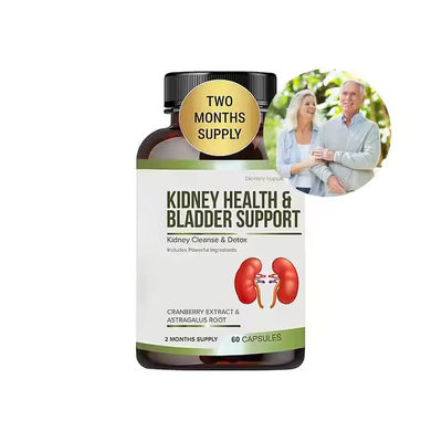 Suplemento de Suplemento de Saúde Renal e da Bexiga Capsulas com Raiz de Astragalus 60 Capsulas