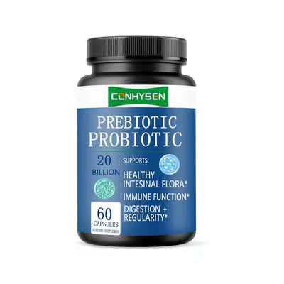 Capsulas de pré-bióticos Top Probióticos Suplementos fitoterápicos Capsulas Microbioma intestinal e saúde digestiva