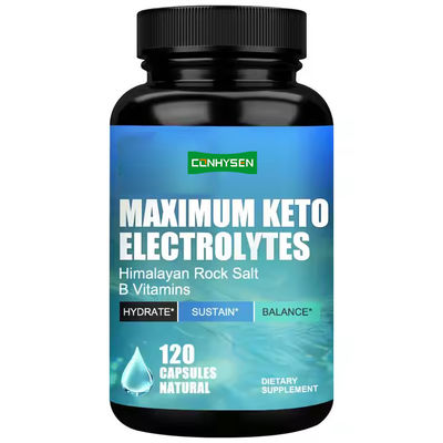 Eletrólitos cápsulas aumentar a gestão de energia Keto Eletrólitos suplementos OEM