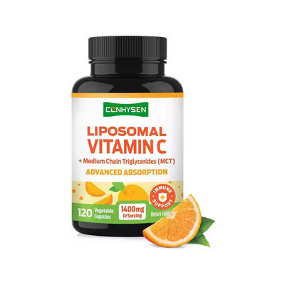 Capsulas de Vitamina C Lipossomal Aumentam a Imunidade Fácil de engolir 1400mg Fabricante