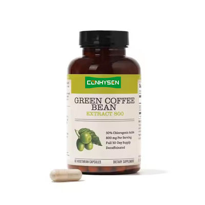 Extracto de Grão de Café Verde Capsulas Aumentar o Metabolismo Saúde Geral Logotipo Privado