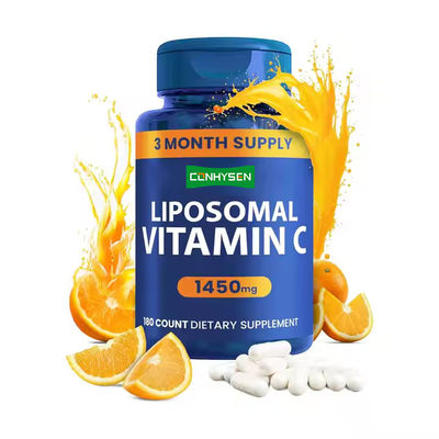Vitamina C Lipossômica Orgânica Cápsulas Suplemento Dietético Reduzem Dor Muscular