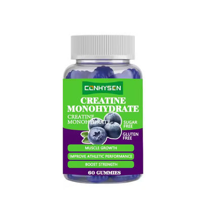 OEM Creatina Monohidrato Gummies Melhorar Foco Força Exercício Suplemento