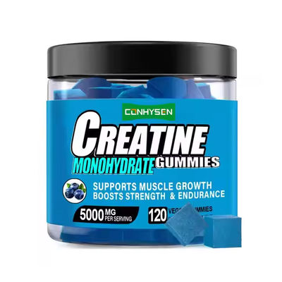 Monohidrato de Creatina Gummies Pílulas de crescimento muscular pré- treino para aumentar a energia