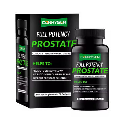 OEM Saw Palmetto Prostate Softgels para Homens Promove Saúde do Fluxo de Urina