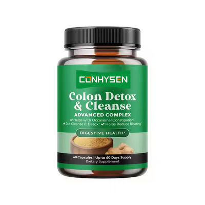 OEM Colon Detox Limpeza cápsulas Suporte Detox Digestivo para queima de gordura
