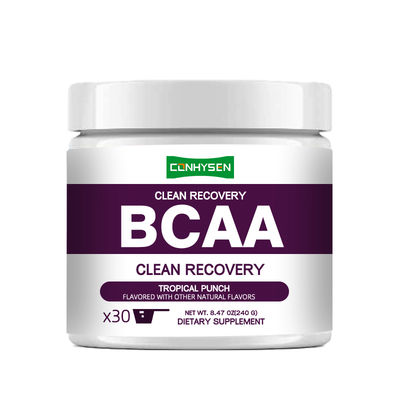 Recuperação Custom Clean BCAA em pó 100% vegano Aumentar o desempenho cognitivo Função cerebral