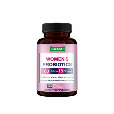 Produtor de suplementos Fortalecer o sistema imunológico Mulheres Probióticos cápsulas com extrato de cranberry