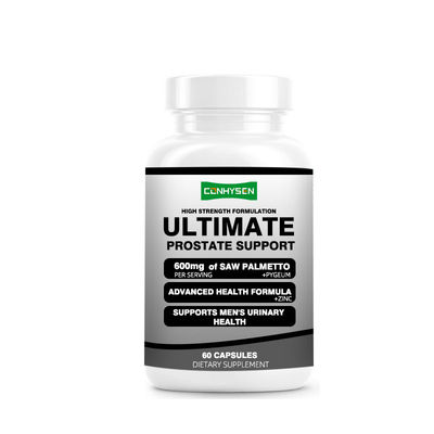 Personalização de fábrica Cápsulas Ultimate Prostate 600mg de Saw Palmetto Reduzem a Queda de Cabelo