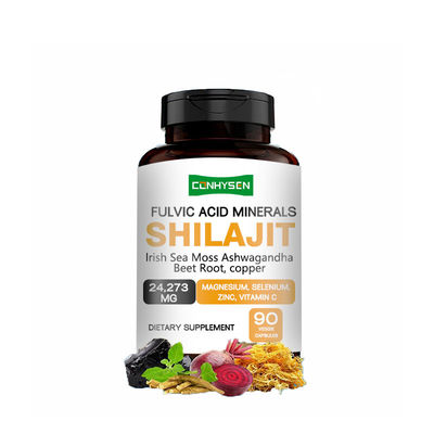Cápsulas de Shilajit com Minerais e Ácido Fúlvico 50% Suportam o Desempenho Cognitivo