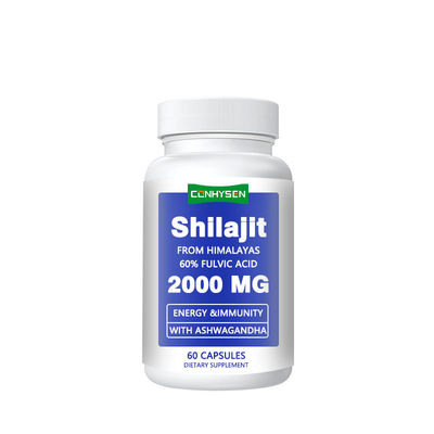 Cápsulas de Shilajit Himalaio 100% Natural Suportam a Função Energética e Imunológica